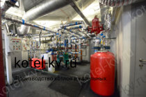 Котельный зал модульной котельной